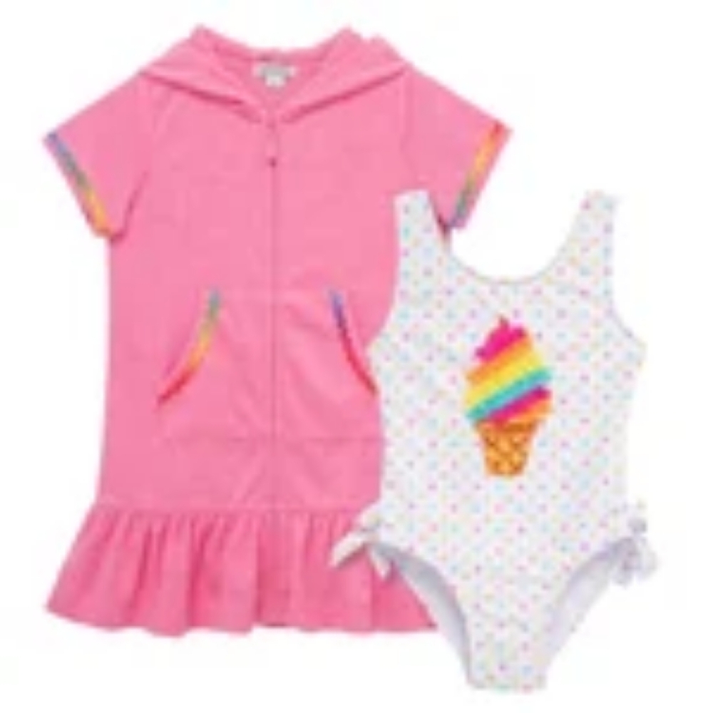 Flapdoodles Kids' 2-piece Swim Set